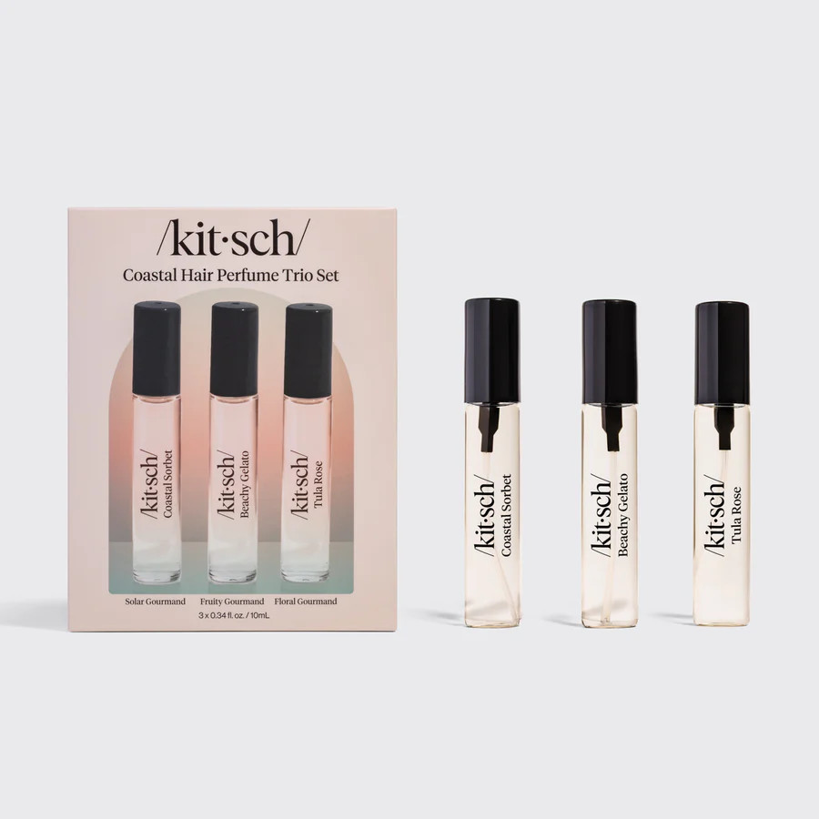 Coastal Hair & Body Perfume Mist Trio Set | Tula Rose, Beachy Gelato, Coastal Sorbet | KITSCH | Kitsch