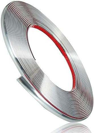 1/2in(12mm) Automotive Chrome Trim Molding - 25Foot Side Body Chrome Trim Strip(Self Adhesive) fo... | Amazon (US)
