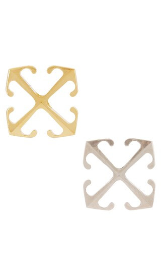 Mini Arrow Earrings in Gold & Silver | Revolve Clothing (Global)