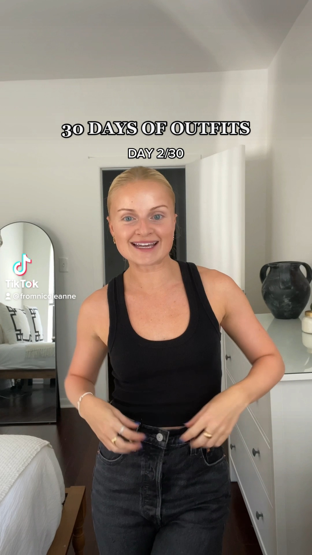 Day 2 of 30 days of fall transition outfits! Comfortable classic denim and tank top today🤍

#LTKSeasonal #LTKunder100 #LTKstyletip