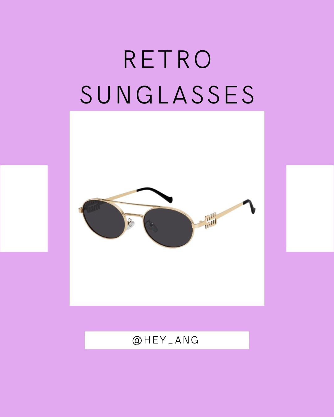 Retro sunglasses are trending right now. I love these gold oval ones. These would be great for a casual day, or on a trip. 

#LTKTravel #LTKWorkwear
