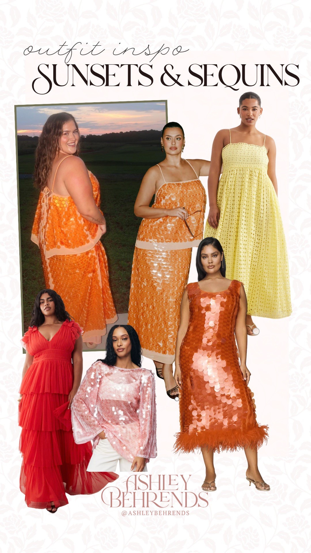 My styled to host party was such a fun theme at the new house. Sunsets 🌅 and sequins was the theme and I absolutely loved the dress I wore. I had a handful of options, and definitely struggled to choose. These are all so good. 
Styled to theme party outfit inspo, plus size party dress

#LTKSeasonal #LTKPlusSize #LTKSaleAlert