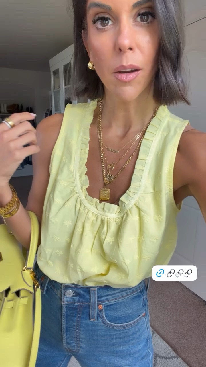 Today’s fit- size small in tank and jacket Sized up one to a 26 in Levi jeans