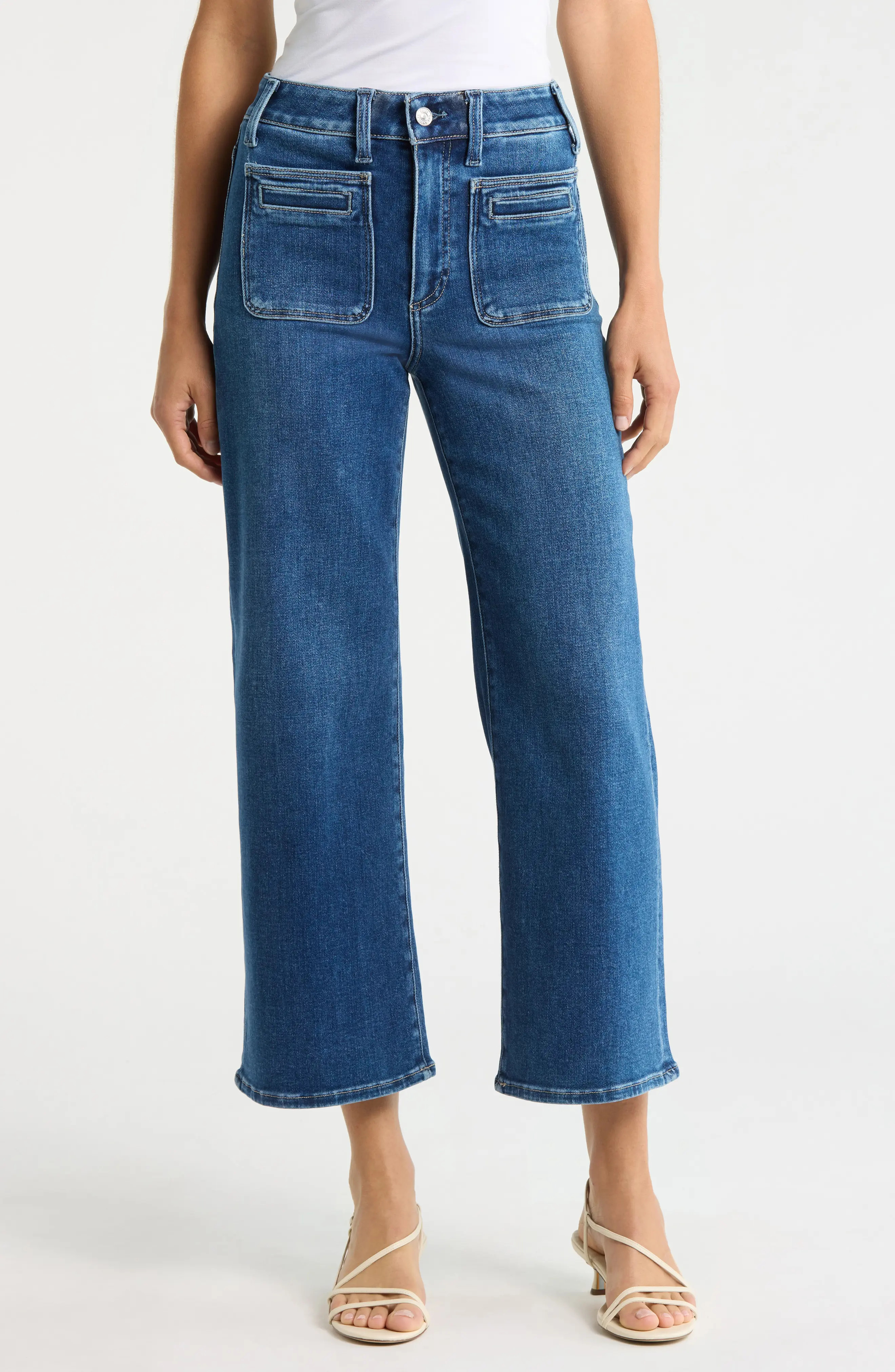 Anessa Pocket Wide Leg Jeans (Women) | Nordstrom | Nordstrom