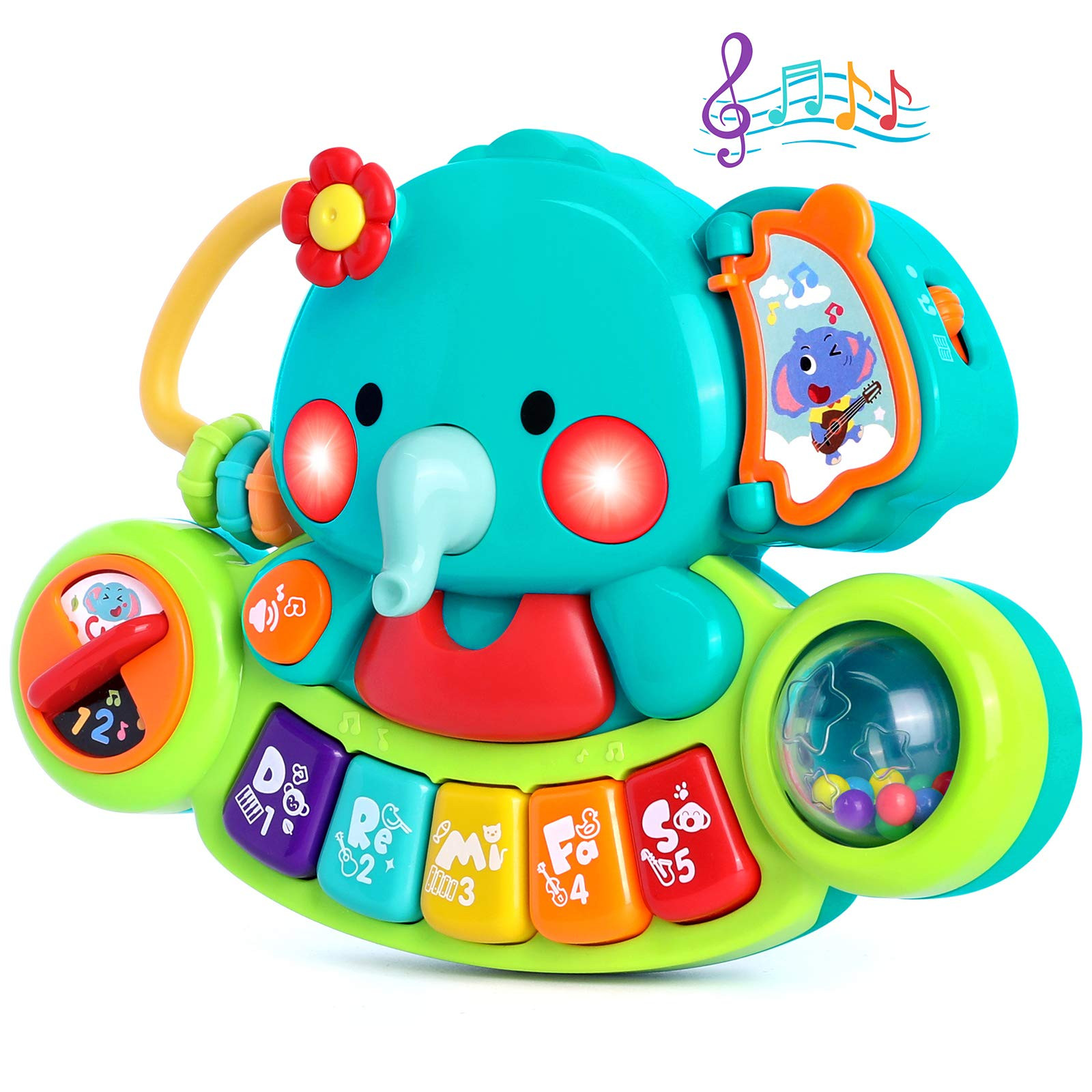 Baby Piano Toy 6 to 12 Months Light Up Music Baby Toys for 0 6 9 12 18 Months Early Learning Educ... | Amazon (US)