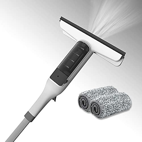 Window Squeegee Cleaner, JEHONN 3 in 1 Window Cleaning Tools with Spray Scrubber Handle Window Washer for Glass Outdoor | Amazon (US)