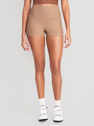 High-Waisted PowerSoft Biker Shorts -- 3-inch inseam | Old Navy (US)