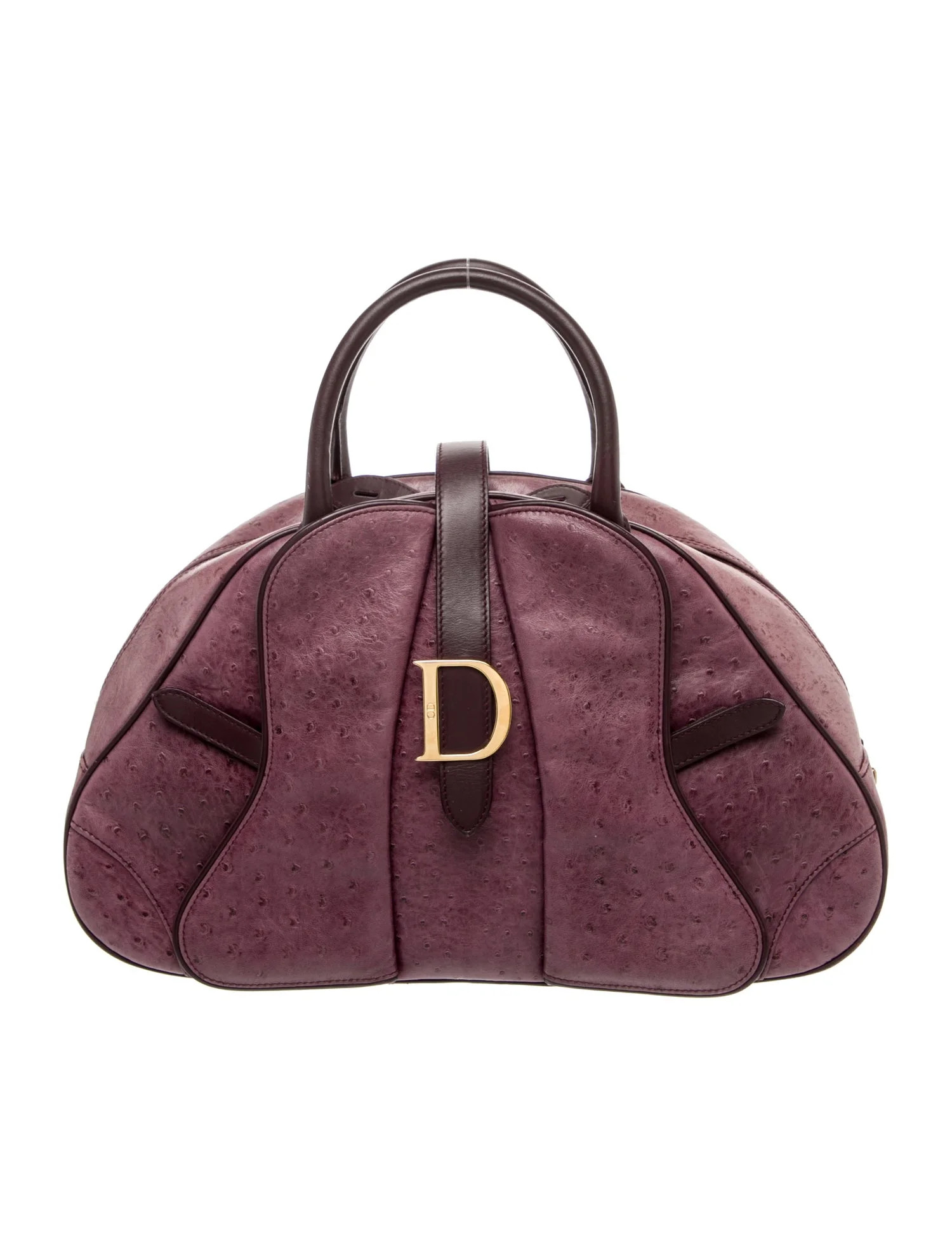 Ostrich Vintage Double Saddle Vintage | The RealReal