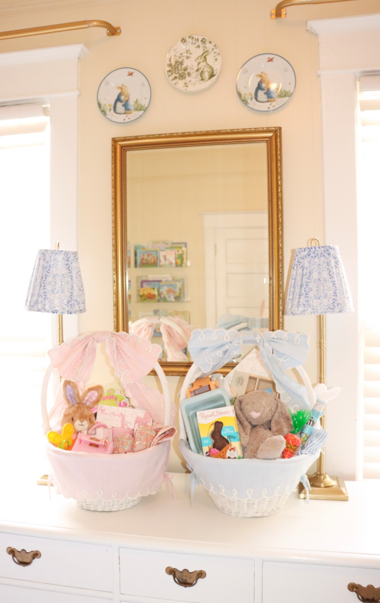 Easter baskets for both my bunnies🎀🐰🩵

#LTKBaby #LTKKids #LTKSeasonal