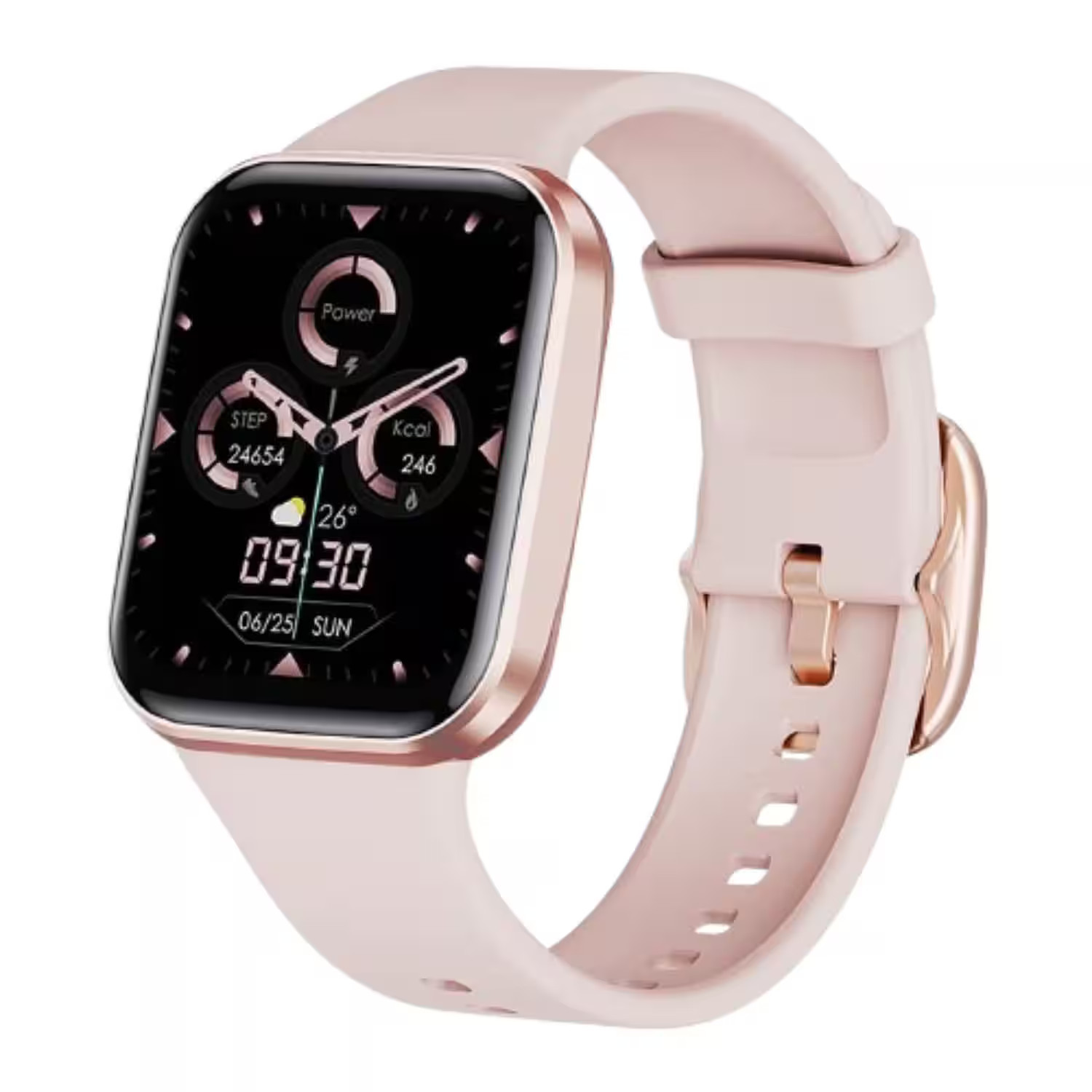 Home Collection - Smart Watch for Men and Women – Fitness Tracker with Heart Rate, Sleep & Step Monitoring, Sports Modes - Pink - (2023) | Best Buy U.S.