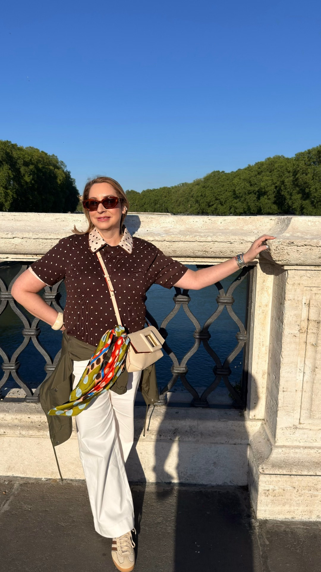 This mango short sleeve sweater was perfect for my trip to Rome 

#LTKMidsize #LTKootd #LTKOver40