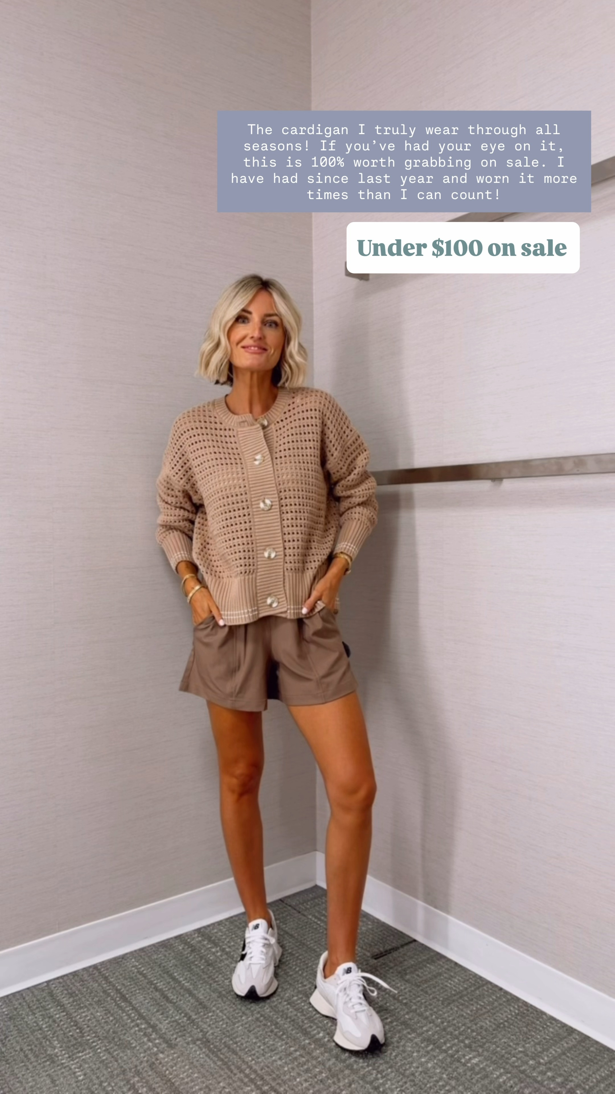 This Varley cardigan is one of the best pieces I've added to my wardrobe! I've had mine since last year and wear it year-round, so if you've been thinking about it, now's the time to grab it for under $100 during the Nordstrom Anniversary Sale. Wearing XS in both pieces!  

 #LTKSeasonal #LTKActive #LTKSaleAlert