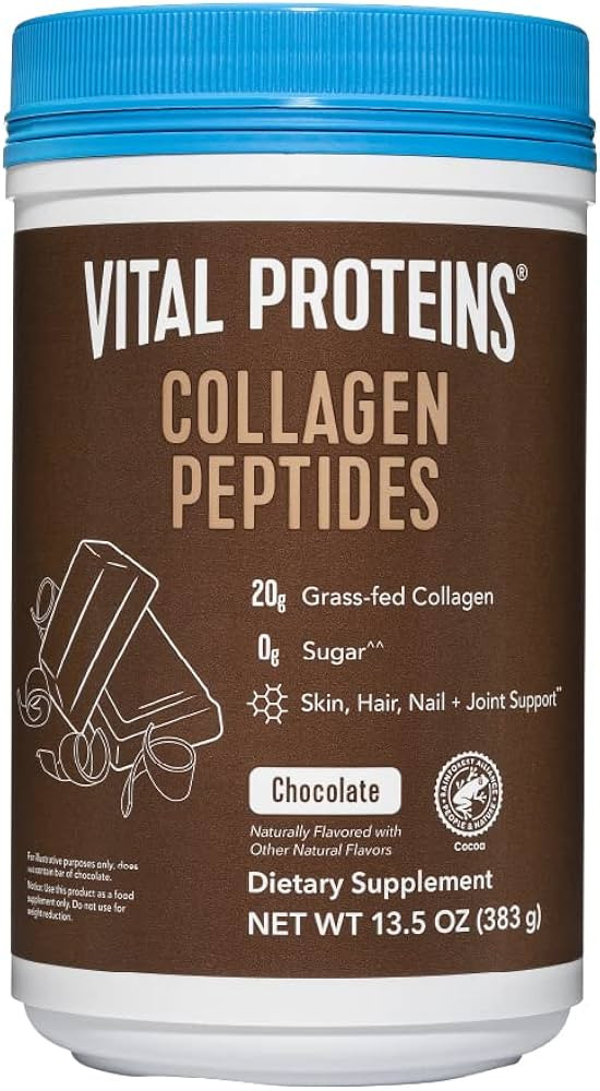 Vital Proteins Collagen Peptides Powder, Promotes Hair, Nail, Skin, Bone and Joint Health, Chocol... | Amazon (US)