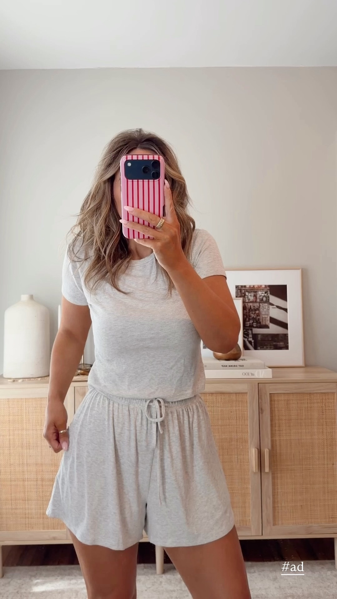 lounge sets you’ll love for spring + summer! these have a relaxed fit + run a little bit. i’m in a size M (the grey set has been washed + dried). i think a S would have fit best. #founditonamazon #ad @amazon 

#LTKootd #LTKSaleAlert