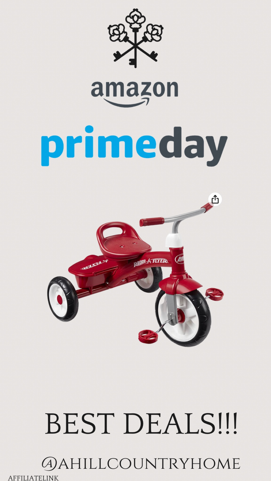 Radio Flyer Red Rider Trike, Outdoor Toddler Tricycle, For Ages 2.5-5  ( Exclusive)