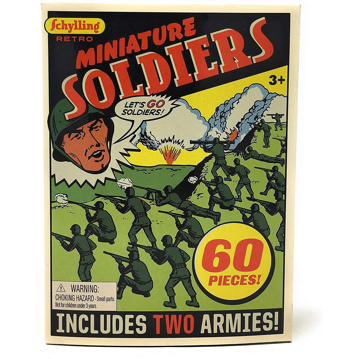 Schylling Retro Miniature Soldiers, 60-Piece Set, Ages 3 and Up | Target