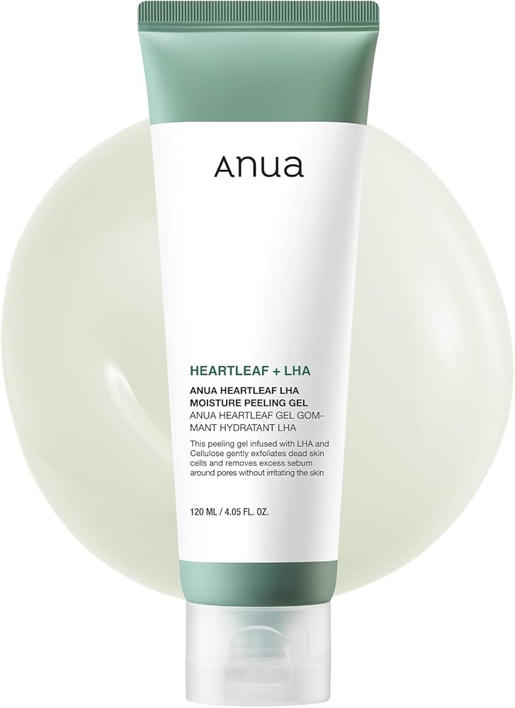 ANUA Heartleaf LHA Moisture Peeling Gel I Gentle Cleanser and Exfoliator with LHA, Resurface, Rem... | Amazon (US)
