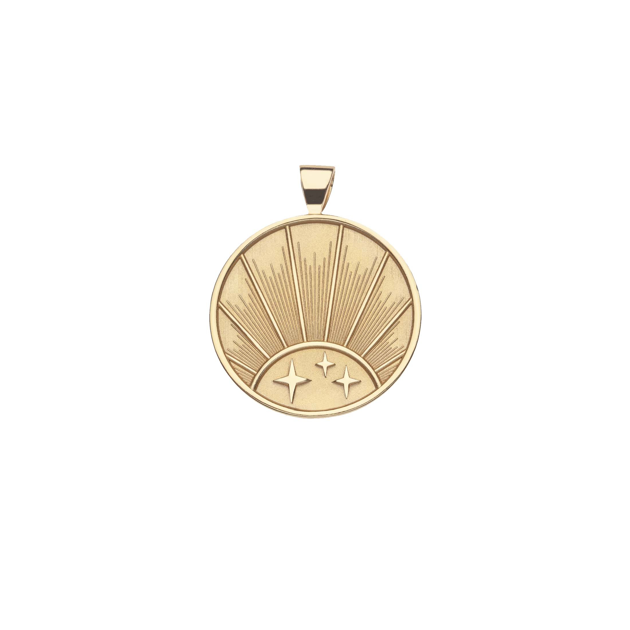 STRONG JW Original Pendant Coin (Rising Sun) | Jane Win