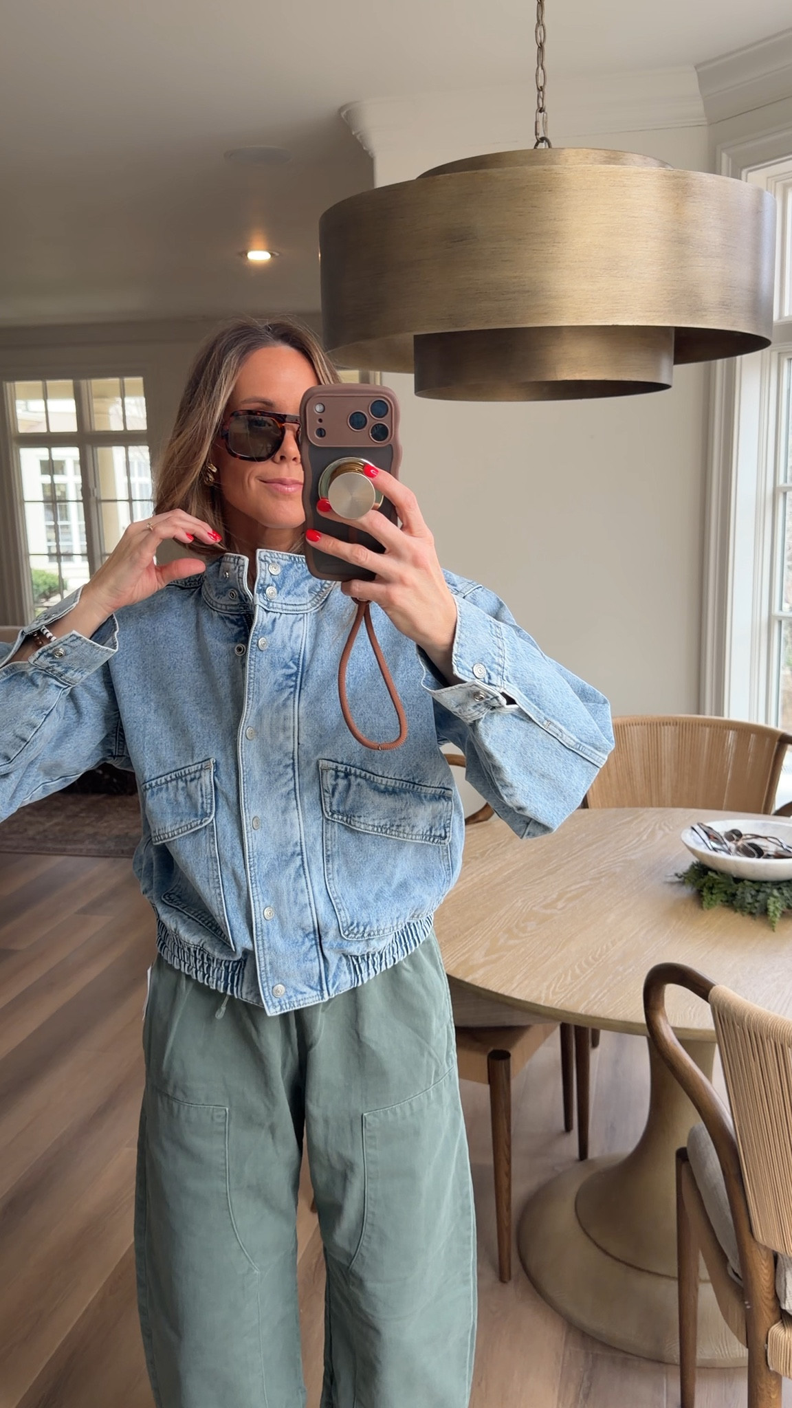 Elevating the average denim jacket with this adorable bomber jacket! Toss on with any fit and I instantly feel cooler😂

#LTKootd #LTKmomlife #LTKgrwm
