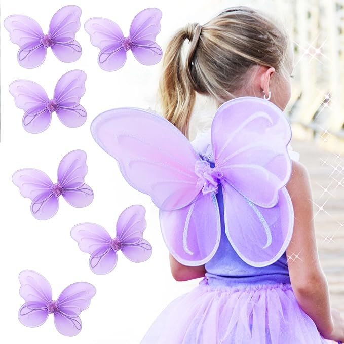 Butterfly Craze Girls' Fairy, Angel or Butterfly Wings – Costumes and Dress Up For Kids Aged 2 ... | Amazon (US)
