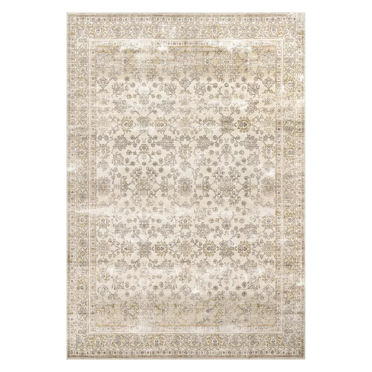 nuLoom Deadra Vintage Floral Machine Washable Area Rug | Kohl's