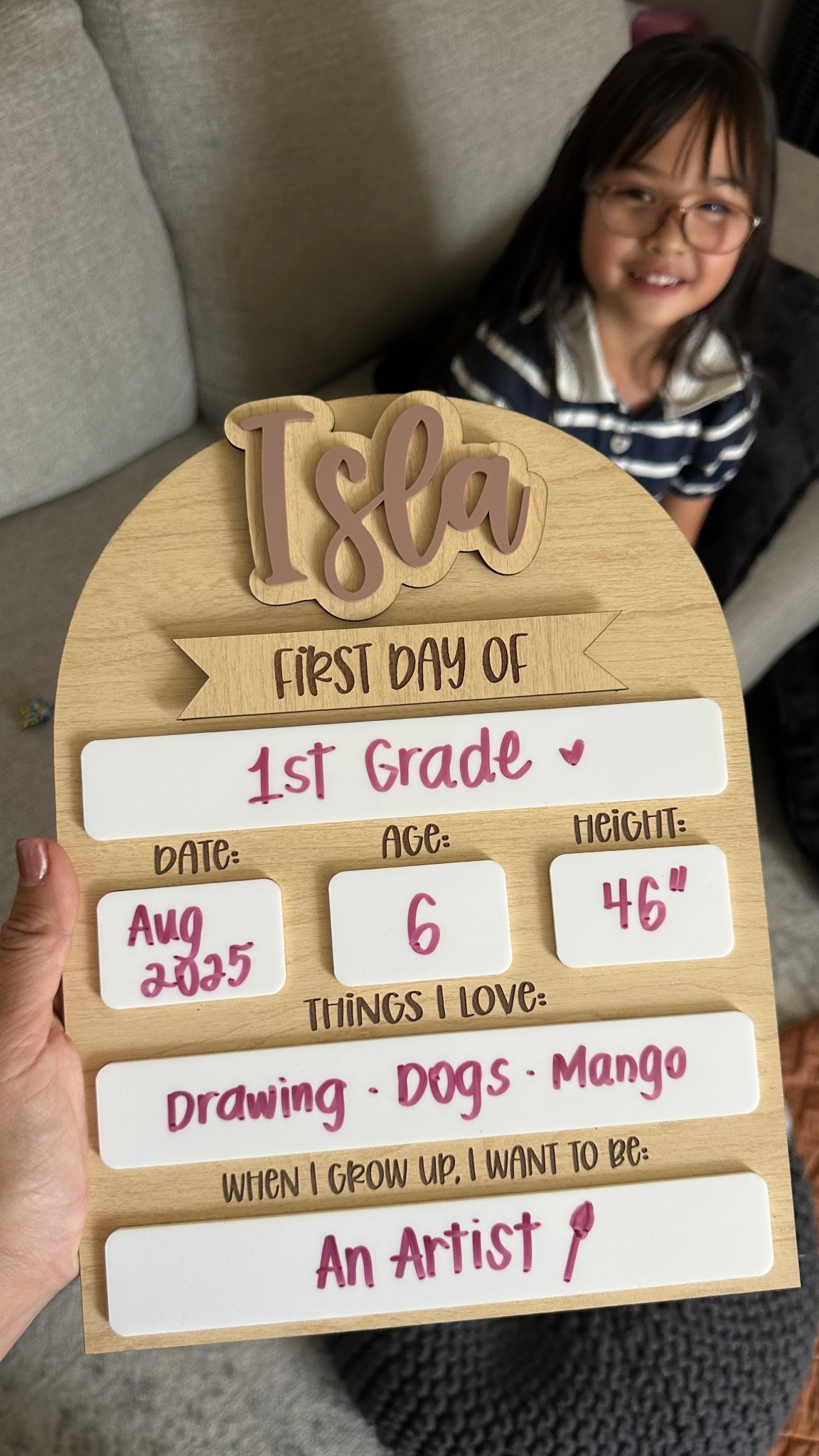 Customizable First/Last day of school board! 😍

#LTKKids #LTKU