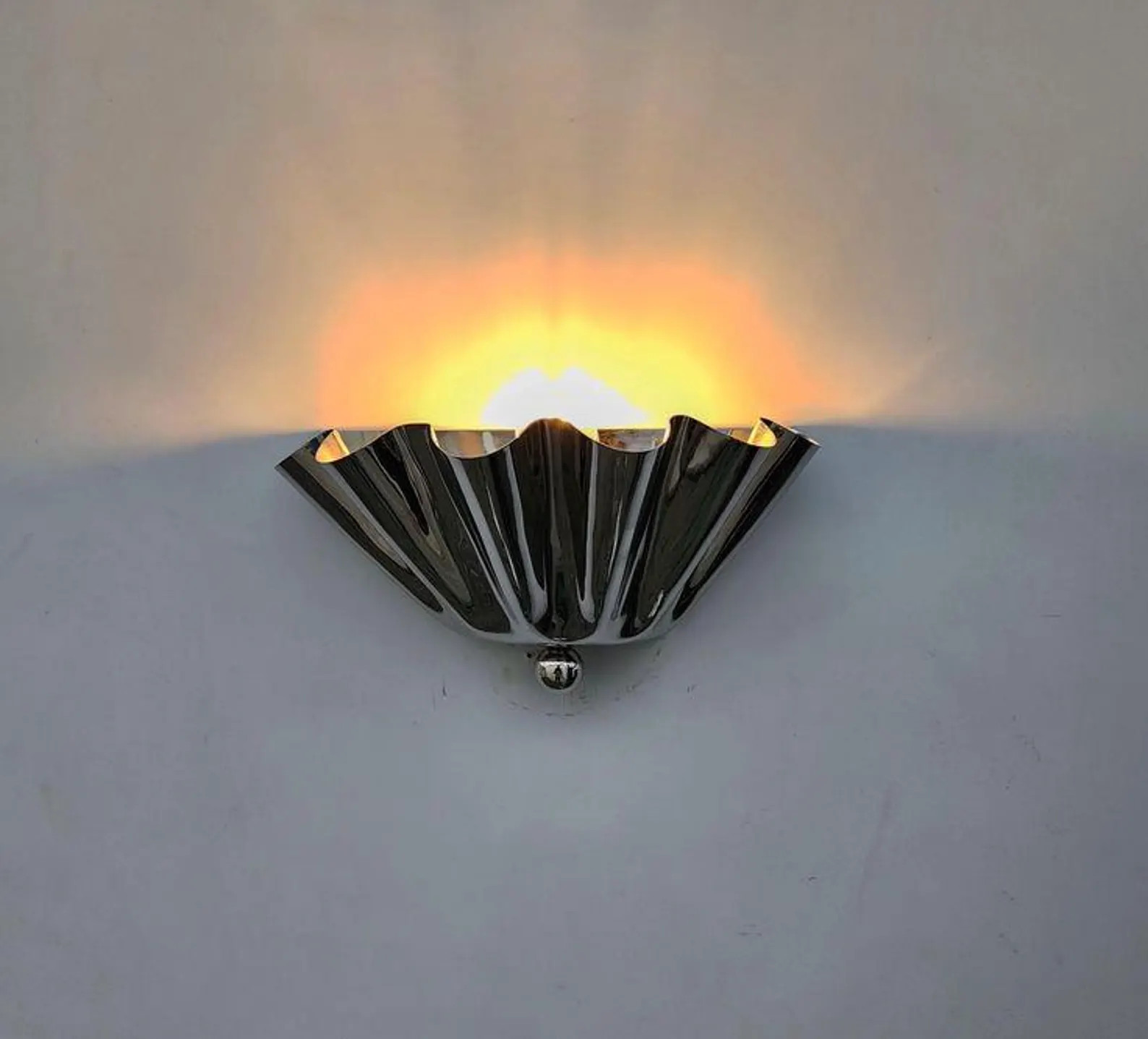 Half Flower Brass Wall Sconce – Handmade Floral-inspired Wall Light for Bedroom, Hallway, or Pa... | Etsy (US)