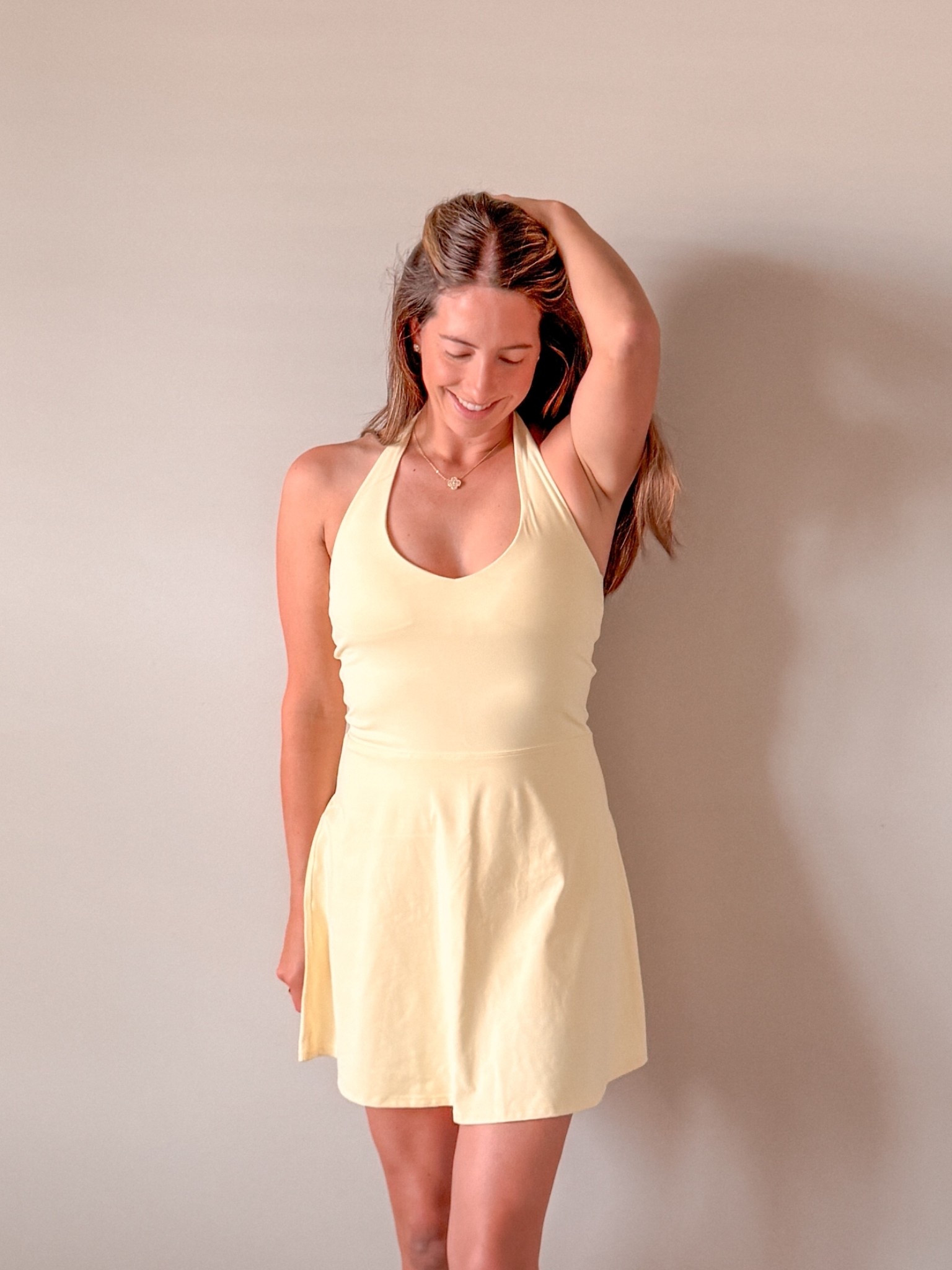 The perfect butter yellow athletic dress 

#LTKActive #LTKFindsUnder50