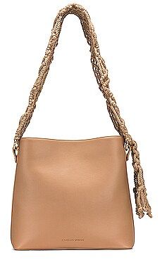 JONATHAN SIMKHAI Britt Macrame Bag in Biscotti from Revolve.com | Revolve Clothing (Global)