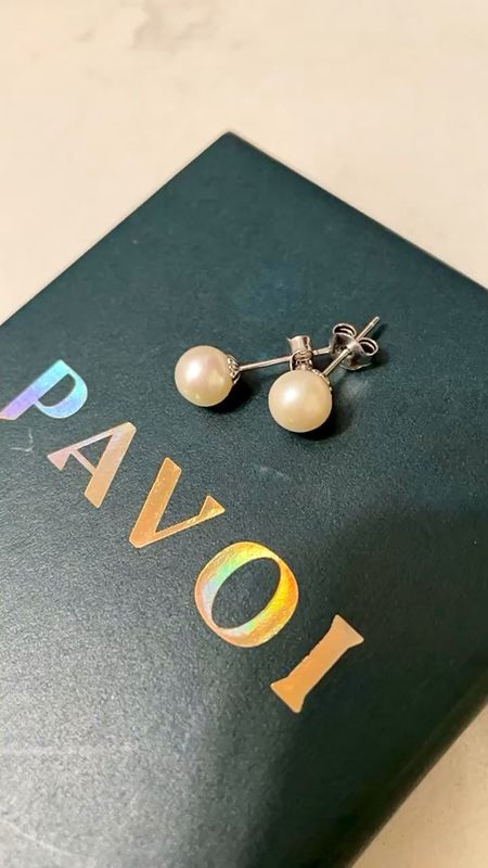 Here is a closeup of the $22.99 pearl earrings I ordered from Amazon. I got the 7mm size in sterling silver.

#LTKFindsUnder100 #LTKFindsUnder50 #LTKGiftGuide