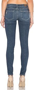 PAIGE Transcend Verdugo Ultra Skinny Jeans, Quinnley Destructed, 27 | Amazon (US)