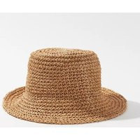 Handmade Straw Bucket Hat Foldable Beach Sun Hat | Etsy (US)