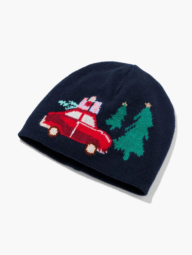 Car With Tree Beanie | Talbots