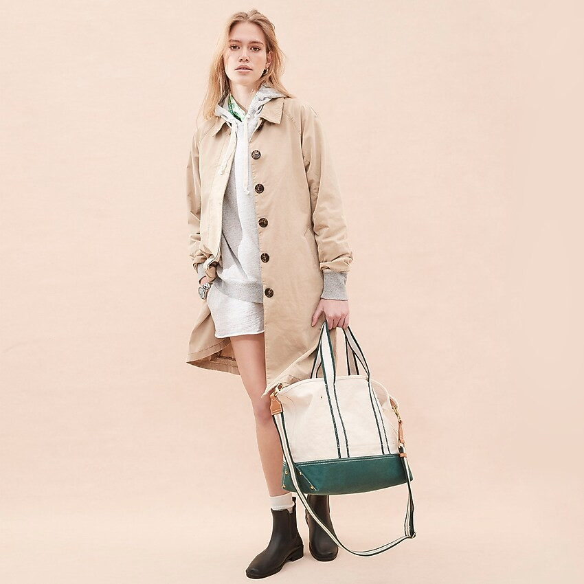Garment-dyed lightweight trench coat | J. Crew US