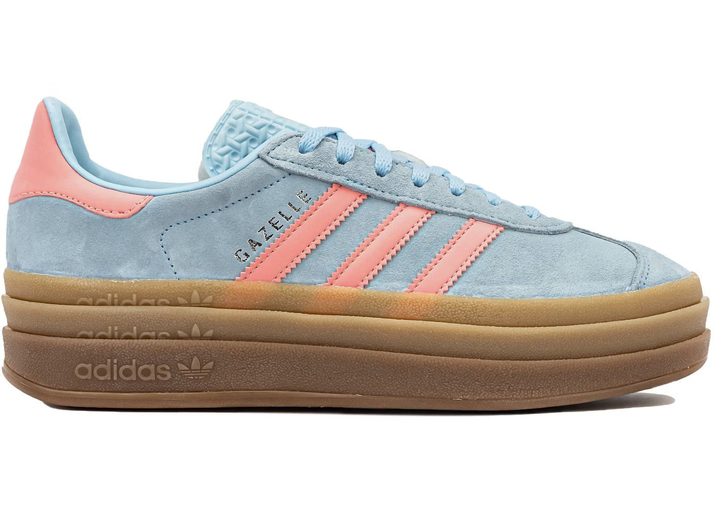 adidas Gazelle BoldBaby Blue Pink (Kid's) | StockX