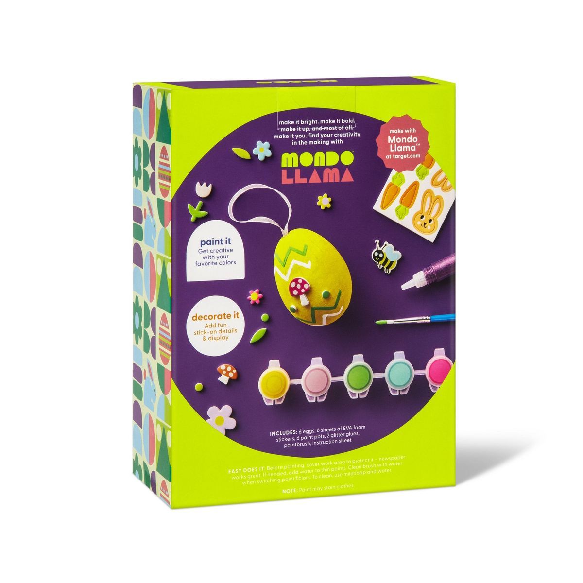 Create Your Own Paper Mache Eggs Kit - Mondo Llama™ | Target