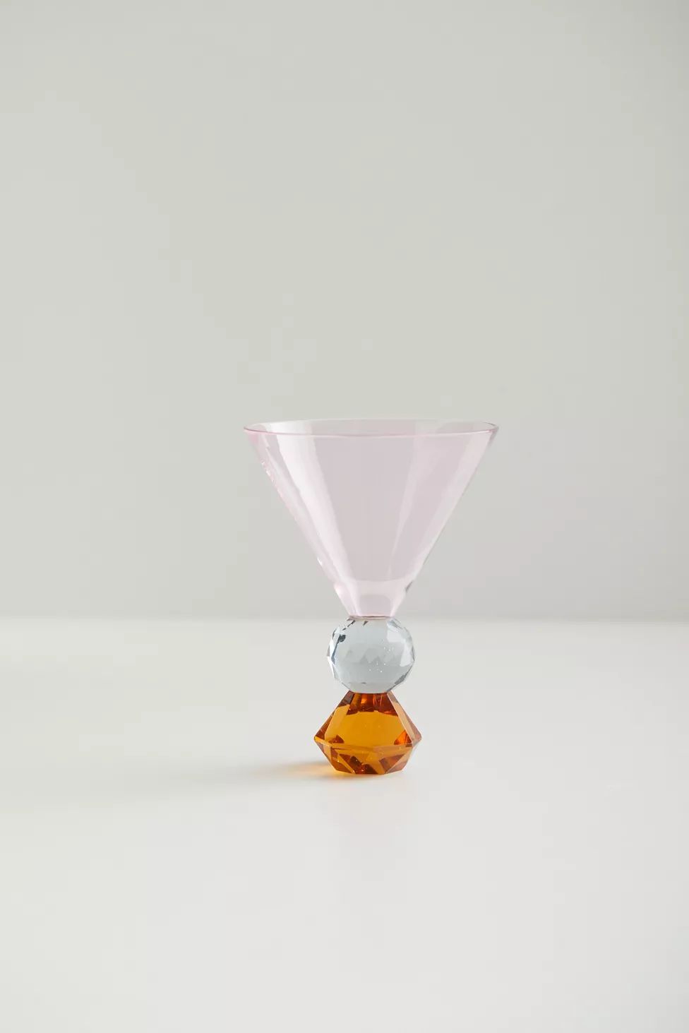 Crystal Stacked Cocktail Glass | Urban Outfitters (US and RoW)