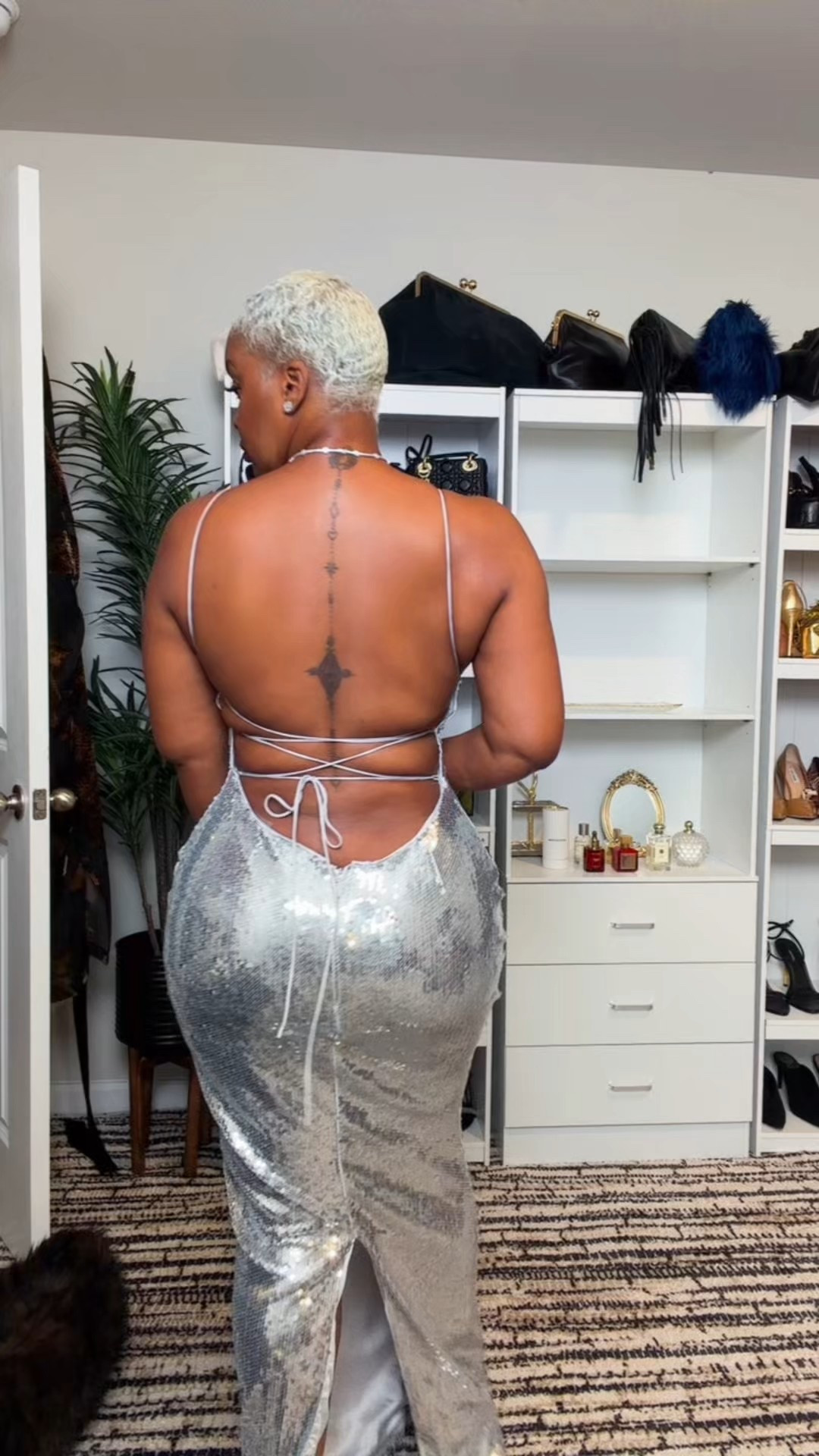 This dress is perfect for holidays. It has some stretch to it . I could’ve gotten a Large instead of this XL! Available in both silver and gold ladies! 

#LTKgrwm #LTKootd #LTKHoliday

#LTKHoliday #LTKgrwm #LTKootd