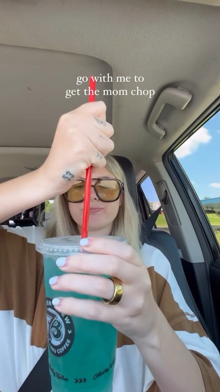 I fear I need @7brewcoffee every morning🫡😵‍💫

the mom chop needed to come back for round 2, moms who have long hair— how do you do it?! 

#boymom #2under2 #vlog #momchop✂️
