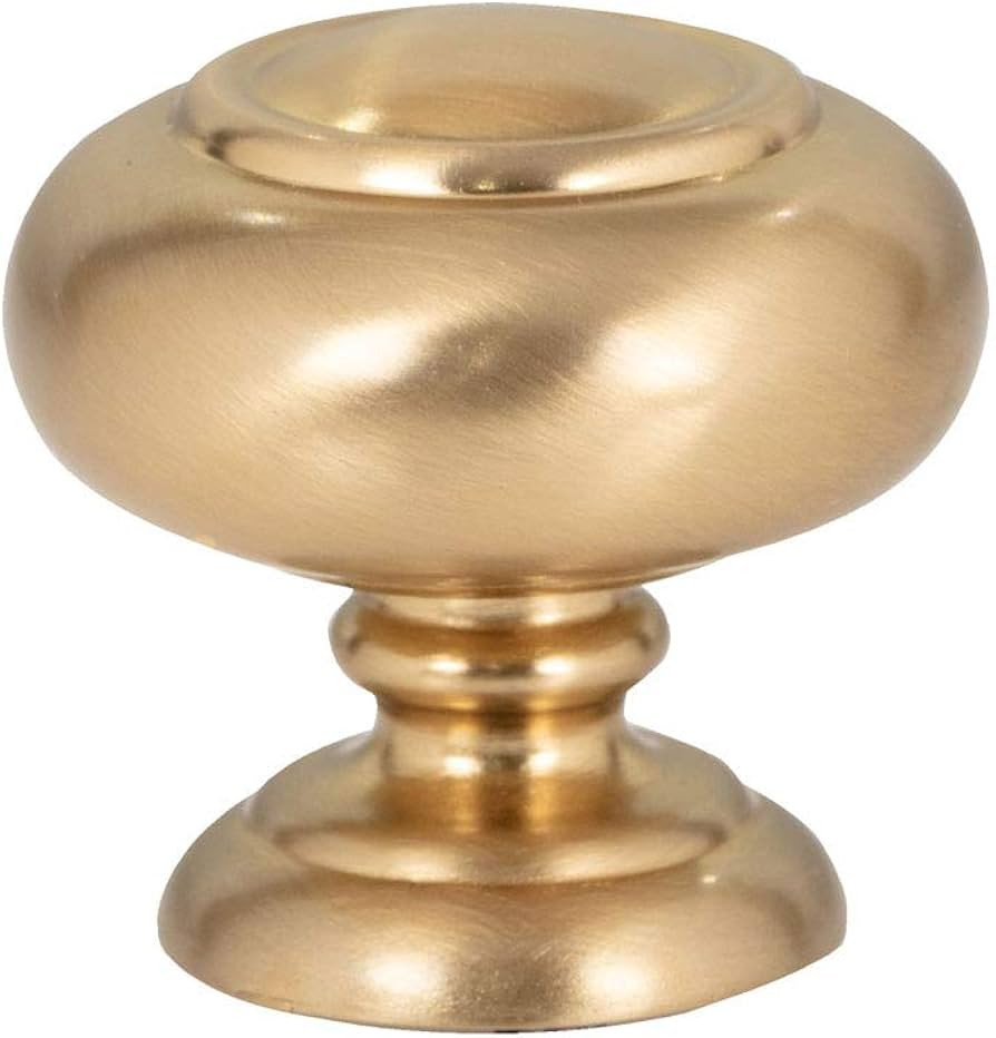 Atlas Homewares A610-WB 1-1/4 in. (32mm) Victoria Collection Knob, Warm Brass | Amazon (US)