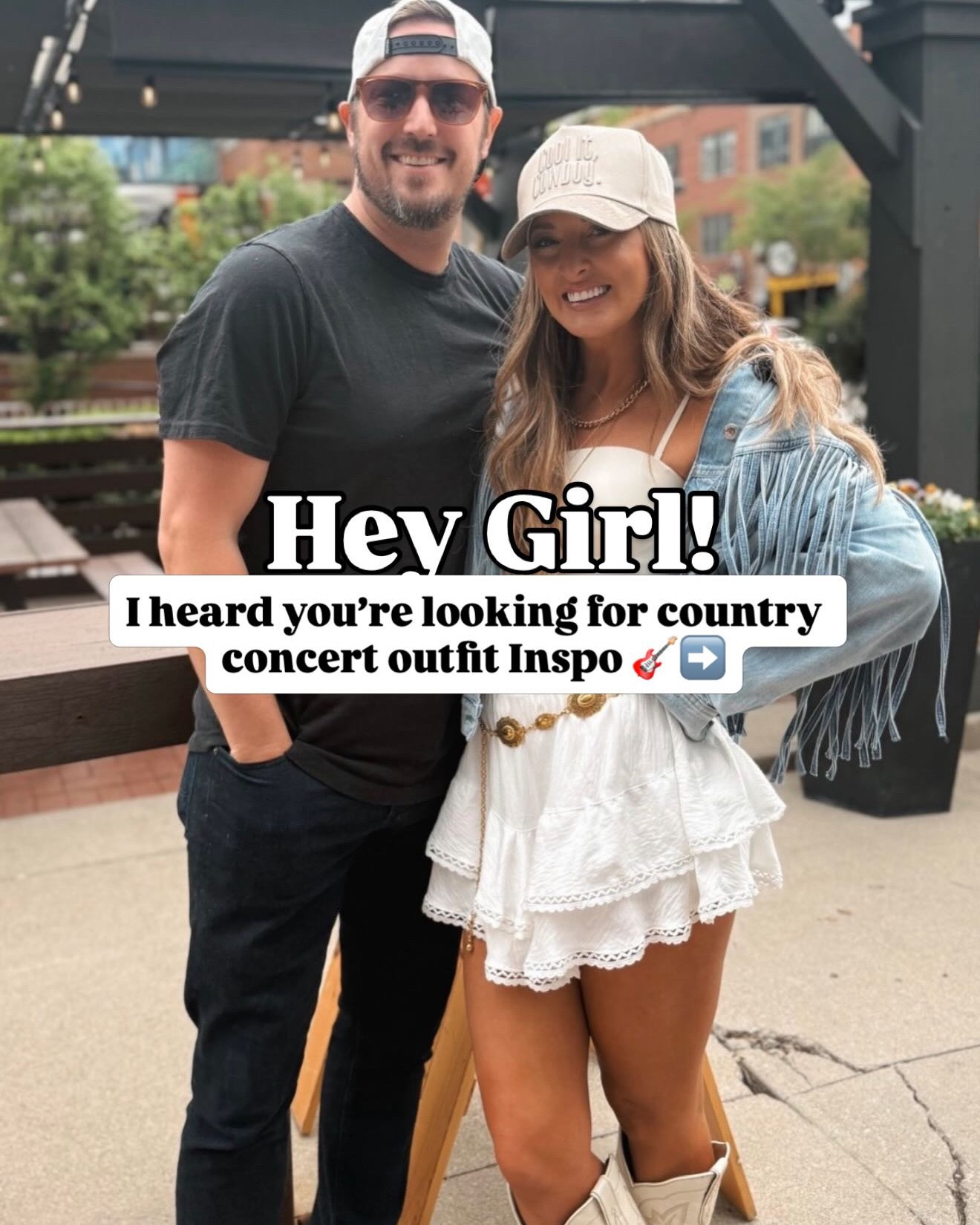 Country concert outfit ideas! 🎵🎸🤍 Save & send to your friends who need some inspo!

#countryconcert #countryconcertoutfit #westernstyle