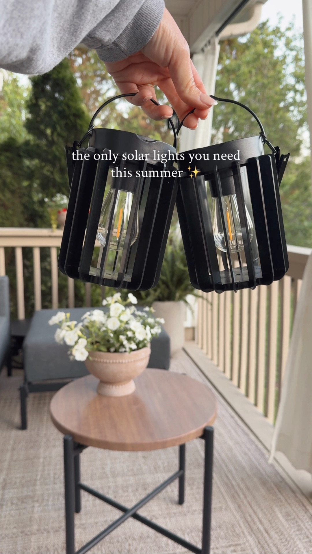 Let me save you hours of searching — these gorgeous mini solar lanterns are exactly what your porch needs! They come in a pack of four and give off a ton of light once the sun goes down. And I love the starburst pattern they make! ✨

#LTKSeasonal #LTKHome
