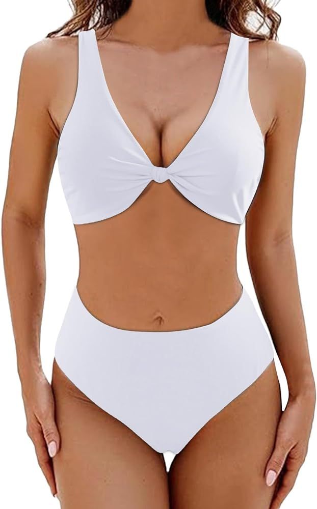 XJYIOEWT Swimsuit for Women with Shorts Split Swimsuit Suit Bikini | Amazon (US)