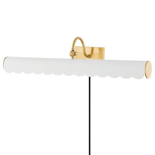 Fifi Scallop Plug-In Picture Light | One Kings Lane