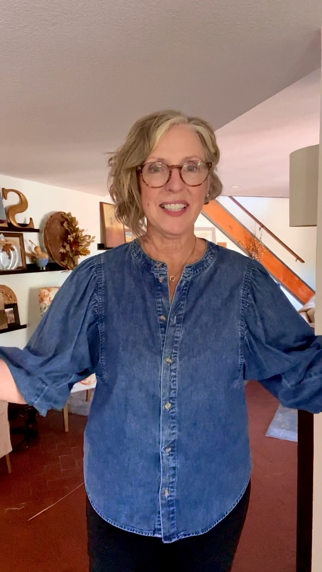 RESTOCK Alert: The BEST denim shirt is back in stock. If you missed out before, hurry over to grab my new favorite Go-To shirt for your own! I bet you too will wear it on repeat. 
Unbelievable price too!

#denimshirt #denim #jeanshirt 

#LTKStyleTip #LTKOver40 #LTKFindsUnder50