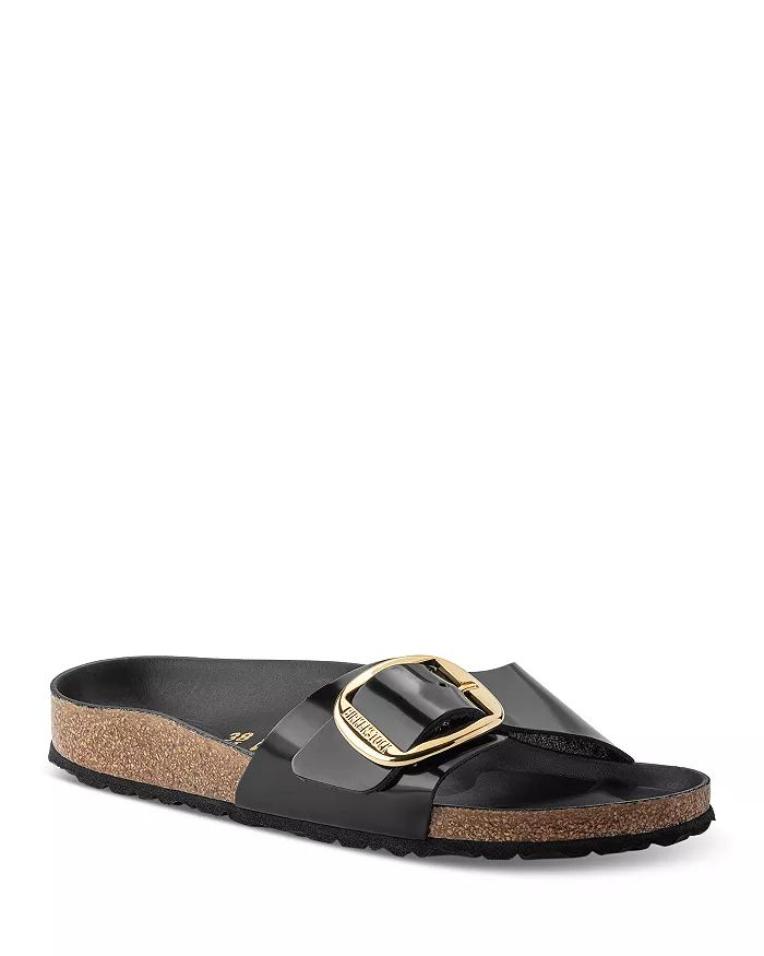 Women's Madrid High Shine Big Buckle Sandals | Bloomingdale's (US)