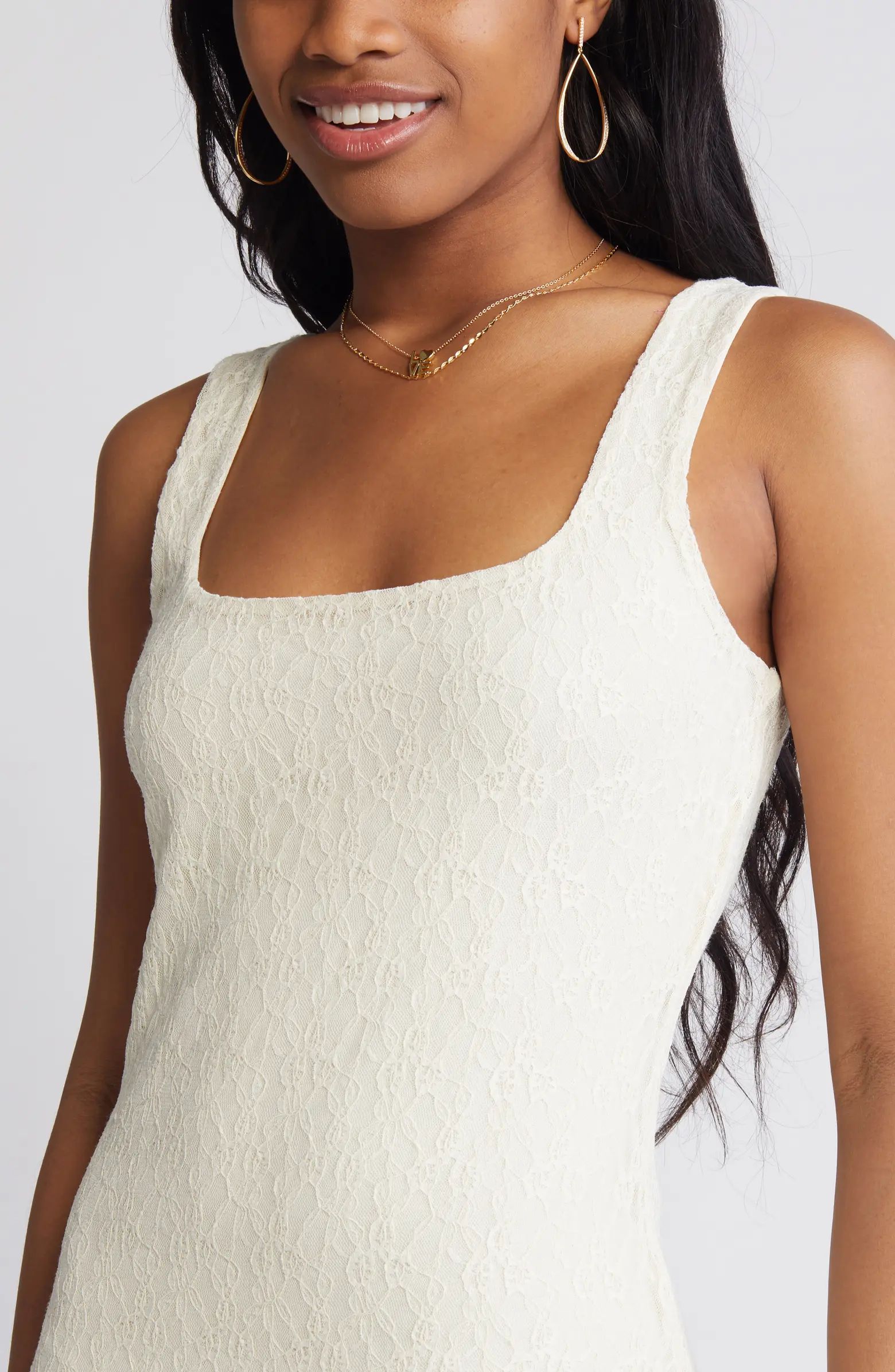 Lace Sleeveless Maxi Dress | Nordstrom