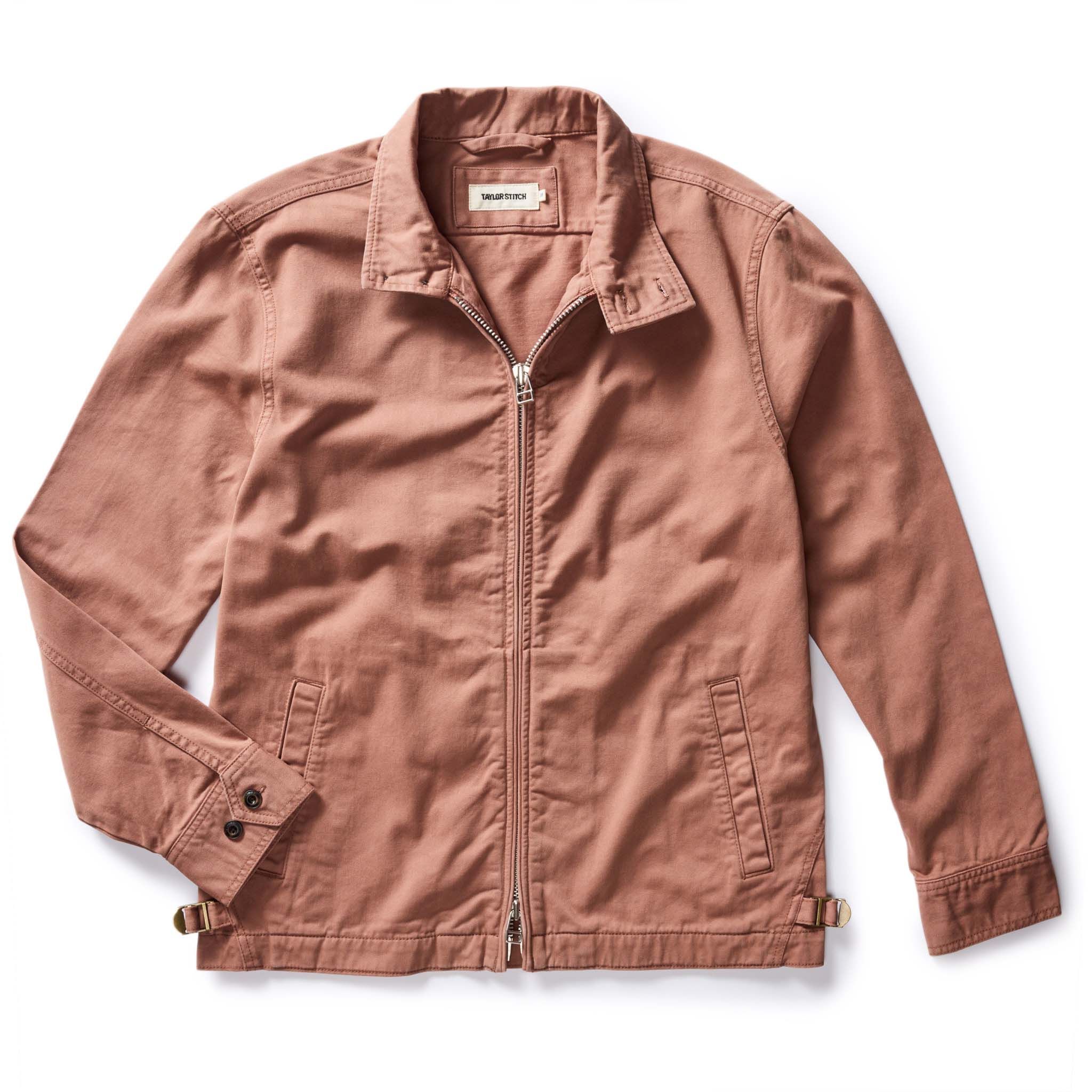 The Flint Jacket in Faded Brick Foundation Twill | Taylor Stitch