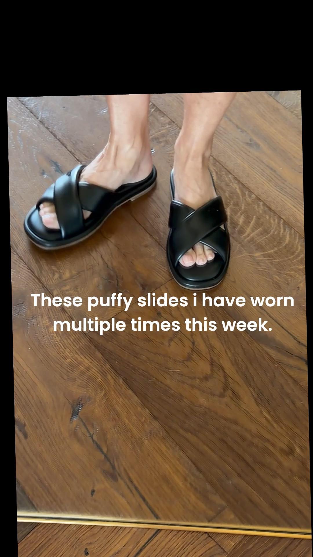 Easy!  These puffy but elevated slides level up your spring/summer shoe game. They come in 💗 and 🖤

#LTKootd #LTKgrwm #LTKOver40