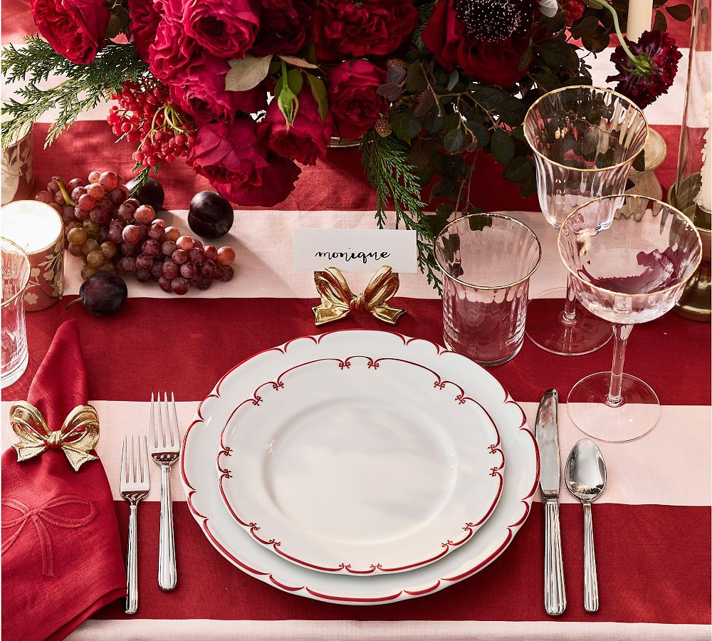 Monique Lhuillier Nell Porcelain Salad Plates – Set of 4 | Pottery Barn (US)